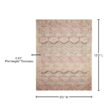 LOLOI II Layla Pink/Lagoon 9 ft. x 12 ft. Distressed Bohemian Printed Area Rug LAYLLAY-17PILJ90C0