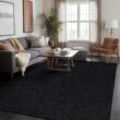 Beverly Rug Royal Easy Jute Dark Grey 8 ft. x 10 ft. Solid Indoor Outdoor Area Rug BV-RYL333-DGRY-8x10