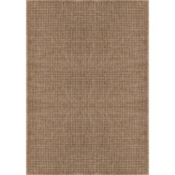 Beverly Rug Royal Natural 8 ft. x 10 ft. Solid Indoor Area Rug BV-RYL333-NAT-8x10