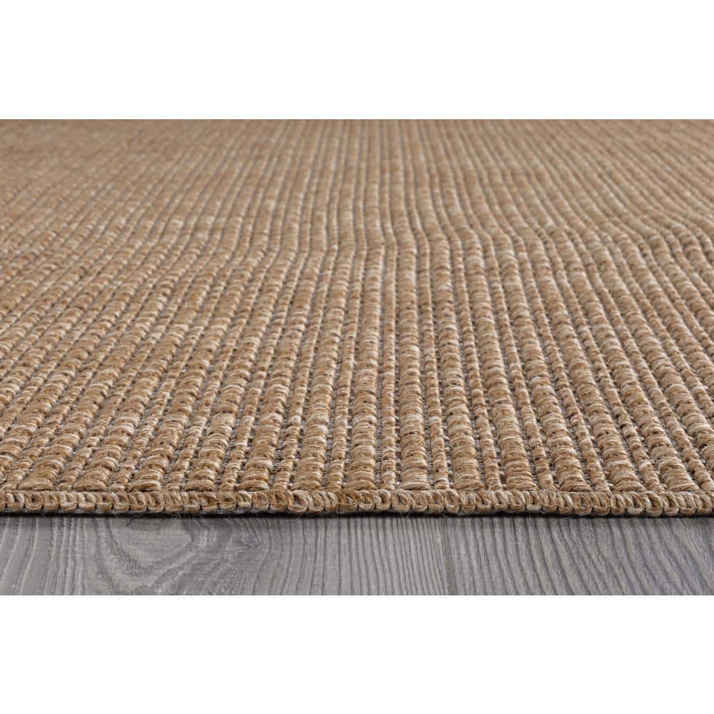 Beverly Rug Royal Natural 8 ft. x 10 ft. Solid Indoor Area Rug BV-RYL333-NAT-8x10