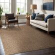 Beverly Rug Royal Natural 8 ft. x 10 ft. Solid Indoor Area Rug BV-RYL333-NAT-8x10