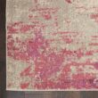 Nourison Celestial Ivory/Pink 7 ft. x 10 ft. Abstract Modern Area Rug 742582
