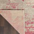 Nourison Celestial Ivory/Pink 7 ft. x 10 ft. Abstract Modern Area Rug 742582