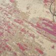 Nourison Celestial Ivory/Pink 7 ft. x 10 ft. Abstract Modern Area Rug 742582