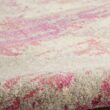 Nourison Celestial Ivory/Pink 7 ft. x 10 ft. Abstract Modern Area Rug 742582