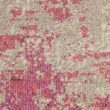 Nourison Celestial Ivory/Pink 7 ft. x 10 ft. Abstract Modern Area Rug 742582
