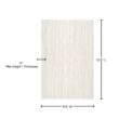 nuLOOM Rigo Chunky Loop Jute Off-White 9 ft. x 12 ft. Farmhouse Living Room/Bedroom/Dining Room Area Rug TAJT03B-9012