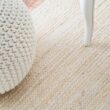 nuLOOM Rigo Chunky Loop Jute Off-White 9 ft. x 12 ft. Farmhouse Living Room/Bedroom/Dining Room Area Rug TAJT03B-9012