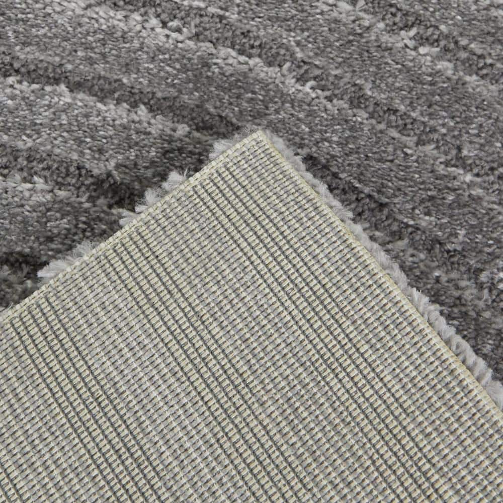BALTA Caserio Grey 7 ft. x 7 ft. Abstract Square Area Rug 3122066 BALTA Caserio Grey 7 ft. x 7 ft. Abstract Square Area Rug 3122066