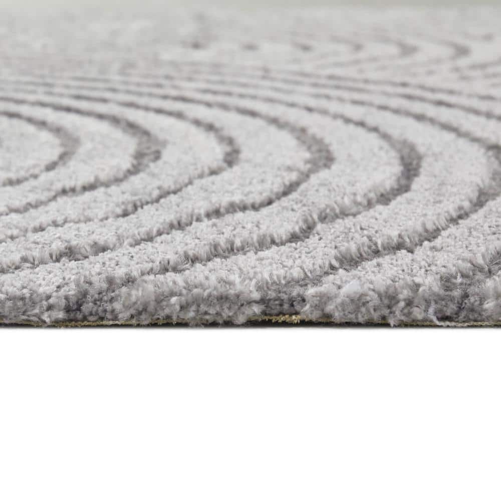 BALTA Caserio Grey 7 ft. x 7 ft. Abstract Square Area Rug 3122066 BALTA Caserio Grey 7 ft. x 7 ft. Abstract Square Area Rug 3122066