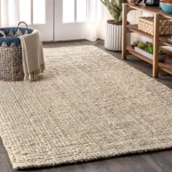 JONATHAN Y Pata Chunky Light Ivory 8 ft. x 10 ft. Area Rug NRF102B-8