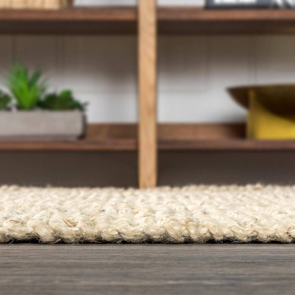 JONATHAN Y Pata Chunky Light Ivory 8 ft. x 10 ft. Area Rug NRF102B-8