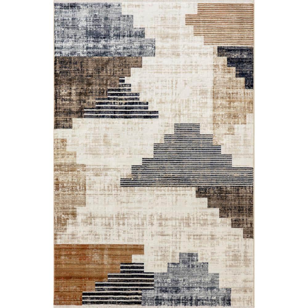 nuLOOM Vanita Transitional Southwestern Fringe Beige 8 ft. x 10 ft. Living Room/Bedroom/Dining Room Area Rug BDSN34A-80106 nuLOOM Vanita Transitional Southwestern Fringe Beige 8 ft. x 10 ft. Living Room/Bedroom/Dining Room Area Rug BDSN34A-80106