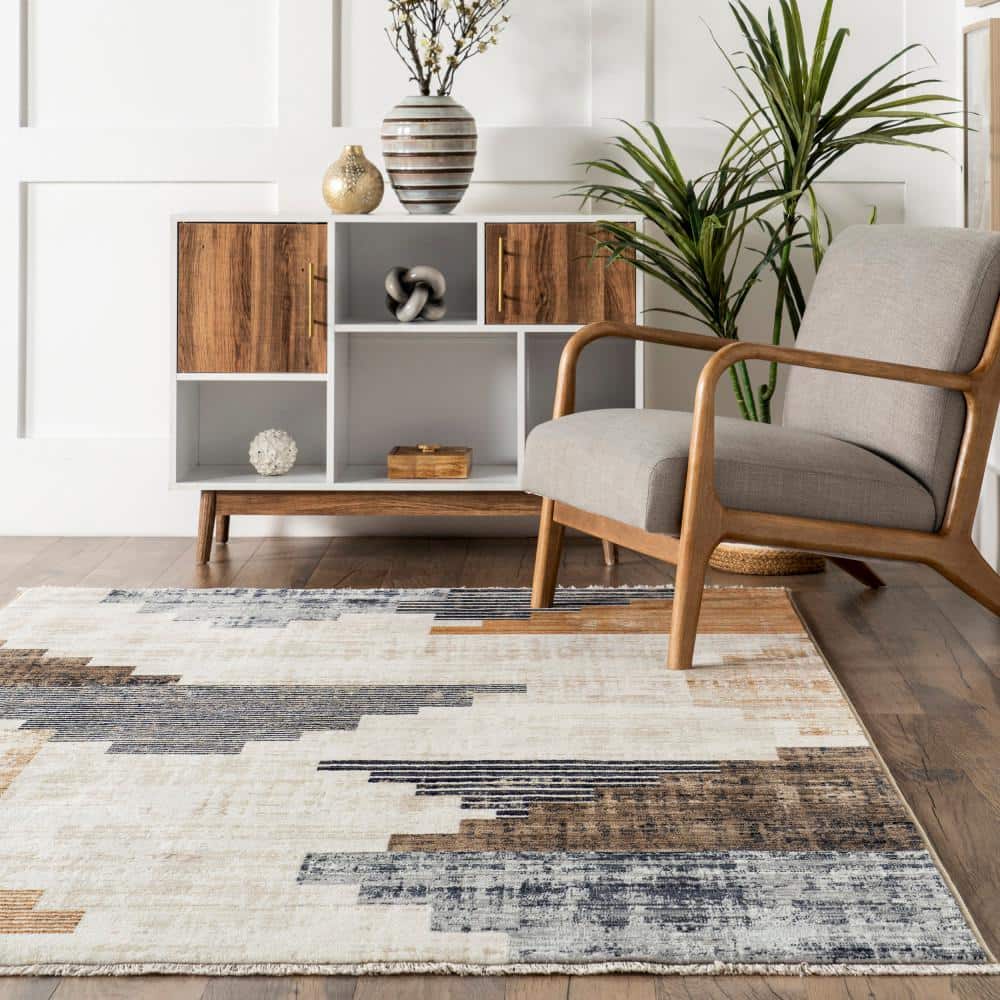 nuLOOM Vanita Transitional Southwestern Fringe Beige 8 ft. x 10 ft. Living Room/Bedroom/Dining Room Area Rug BDSN34A-80106 nuLOOM Vanita Transitional Southwestern Fringe Beige 8 ft. x 10 ft. Living Room/Bedroom/Dining Room Area Rug BDSN34A-80106