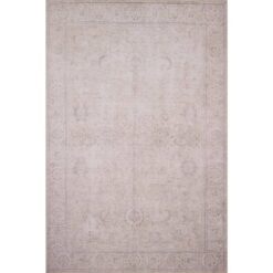 LOLOI II Loren Sand 7 ft. 6 in. x 9 ft. 6 in. Distressed Bohemian Printed Area Rug LORELQ-12SA007696