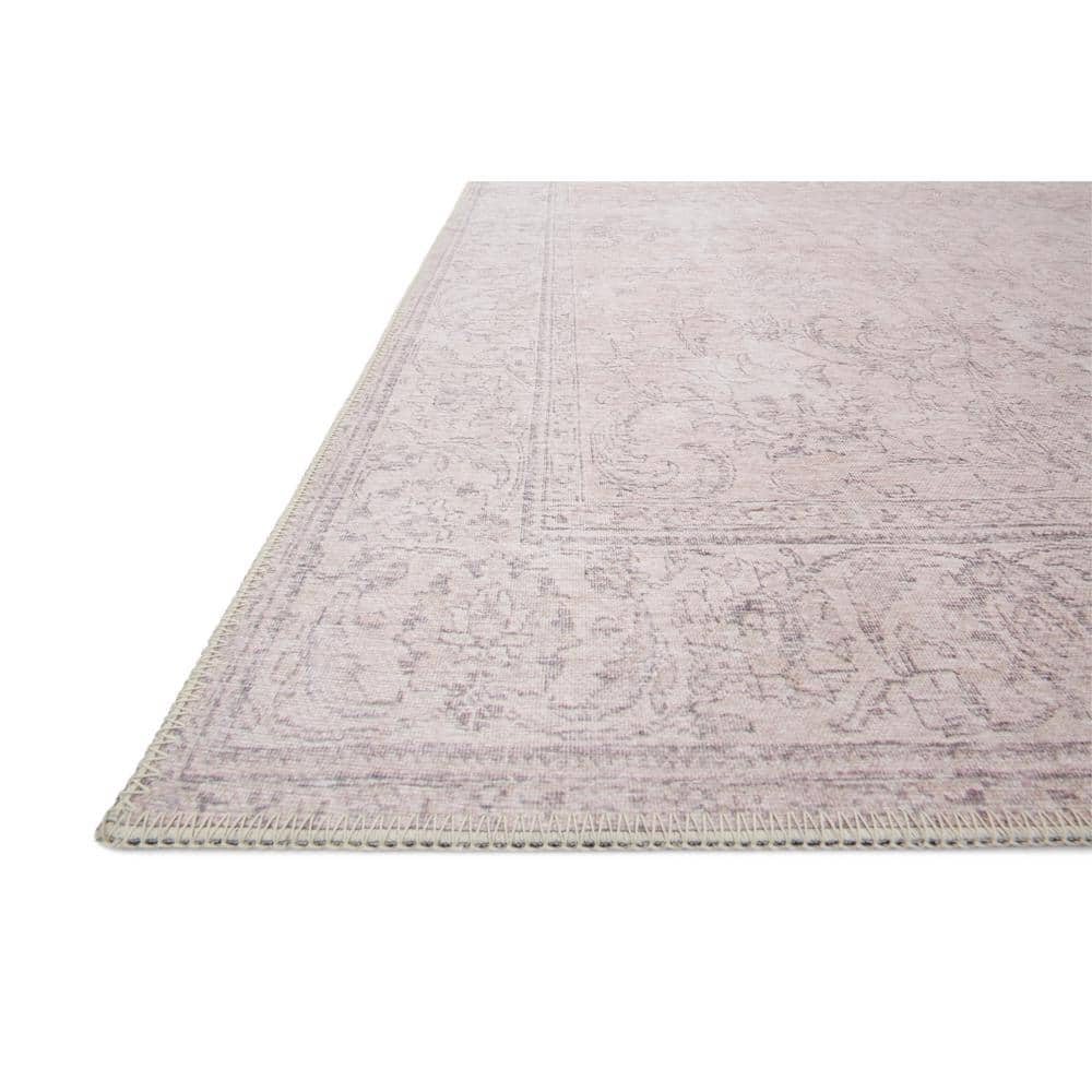 LOLOI II Loren Sand 7 ft. 6 in. x 9 ft. 6 in. Distressed Bohemian Printed Area Rug LORELQ-12SA007696