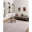 LOLOI II Loren Sand 7 ft. 6 in. x 9 ft. 6 in. Distressed Bohemian Printed Area Rug LORELQ-12SA007696