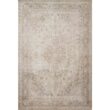 LOLOI II Loren Sand/Taupe 7 ft. 6 in. x 9 ft. 6 in. Distressed Bohemian Printed Area Rug LORELQ-03SATA7696