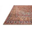 LOLOI II Loren Red/Multi 7 ft. 6 in. x 9 ft. 6 in. Distressed Bohemian Printed Area Rug LORELQ-06REML7696