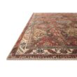 LOLOI II Loren Spice/Multi 7 ft. 6 in. x 9 ft. 6 in. Distressed Bohemian Printed Area Rug LORELQ-16SQML7696