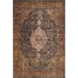 LOLOI II Loren Plum/Multi 7 ft. 6 in. x 9 ft. 6 in. Distressed Bohemian Printed Area Rug LORELQ-02PLML7696