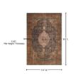 LOLOI II Loren Plum/Multi 7 ft. 6 in. x 9 ft. 6 in. Distressed Bohemian Printed Area Rug LORELQ-02PLML7696
