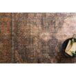 LOLOI II Loren Plum/Multi 7 ft. 6 in. x 9 ft. 6 in. Distressed Bohemian Printed Area Rug LORELQ-02PLML7696