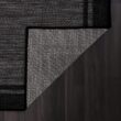 CAMILSON Hawaii Black 9 ft. x 12 ft. Bordered Indoor Outdoor Area Rug OUT800-BLK-9x12-HD