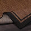 CAMILSON Hawaii Gold 9 ft. x 12 ft. Bordered Indoor Outdoor Area Rug OUT800-GOLD-9x12-HD