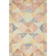 LOLOI II Spectrum Ivory/Multi 7 ft. 9 in. x 9 ft. 9 in. Contemporary Wool Pile Area Rug SPECSPE-01IVML7999