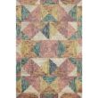 LOLOI II Spectrum Silver/Fiesta 7 ft. 9 in. x 9 ft. 9 in. Contemporary Wool Pile Area Rug SPECSPE-01SIFD7999