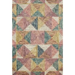 LOLOI II Spectrum Silver/Fiesta 7 ft. 9 in. x 9 ft. 9 in. Contemporary Wool Pile Area Rug SPECSPE-01SIFD7999