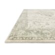 LOLOI II Rosette Ivory/Silver 7 ft. 6 in. x 9 ft. 6 in. Shabby-Chic Plush Cloud Pile Area Rug ROSTROS-02IVSI7696