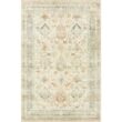 LOLOI II Rosette Beige/Multi 7 ft. 6 in. x 9 ft. 6 in. Shabby-Chic Plush Cloud Pile Area Rug ROSTROS-01BEML7696