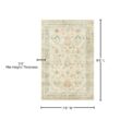 LOLOI II Rosette Beige/Multi 7 ft. 6 in. x 9 ft. 6 in. Shabby-Chic Plush Cloud Pile Area Rug ROSTROS-01BEML7696