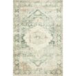 LOLOI II Rosette Teal/Ivory 7 ft. 6 in. x 9 ft. 6 in. Shabby-Chic Plush Cloud Pile Area Rug ROSTROS-08TEIV7696