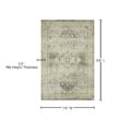LOLOI II Rosette Sage/Beige 7 ft. 6 in. x 9 ft. 6 in. Shabby-Chic Plush Cloud Pile Area Rug ROSTROS-09SGBE7696