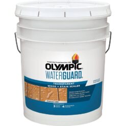 Olympic WaterGuard 5 gal. Woodland Cedar Transparent Wood Stain and Sealer 55167-05