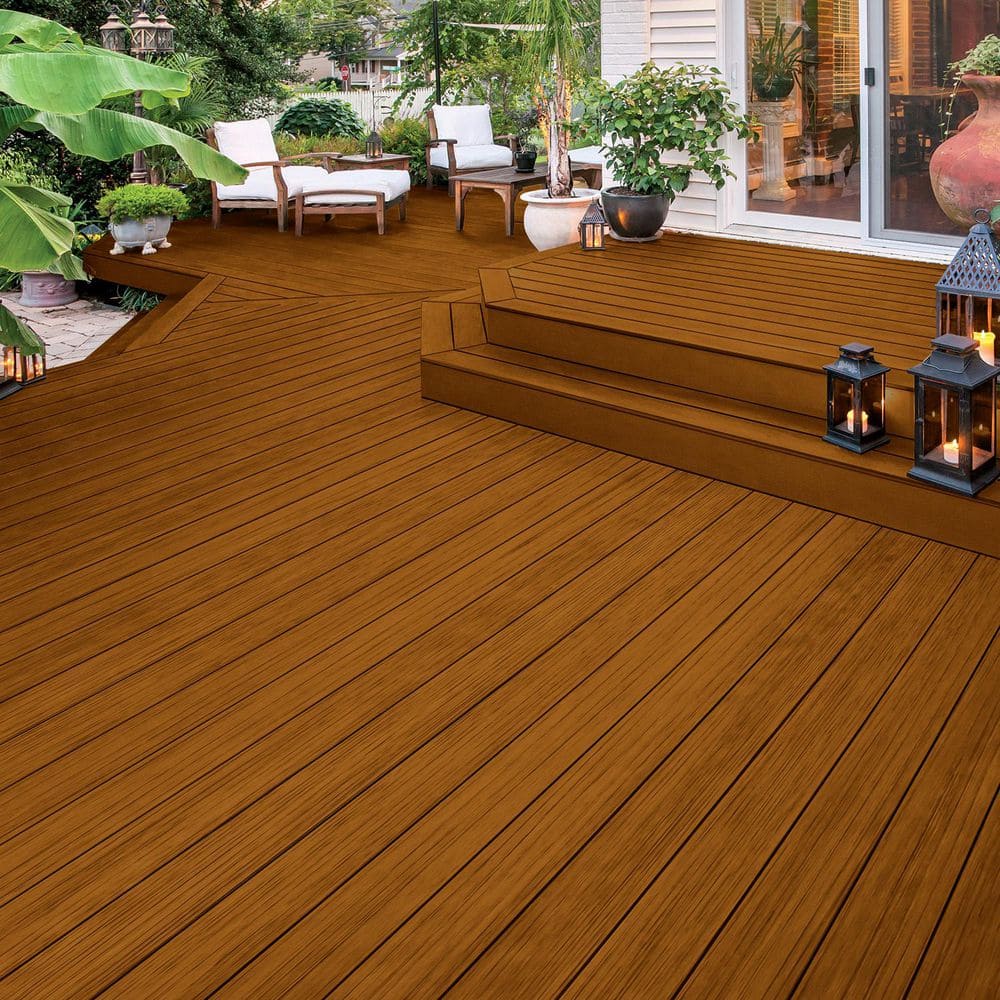 Olympic WaterGuard 5 gal. Woodland Cedar Transparent Wood Stain and Sealer 55167-05