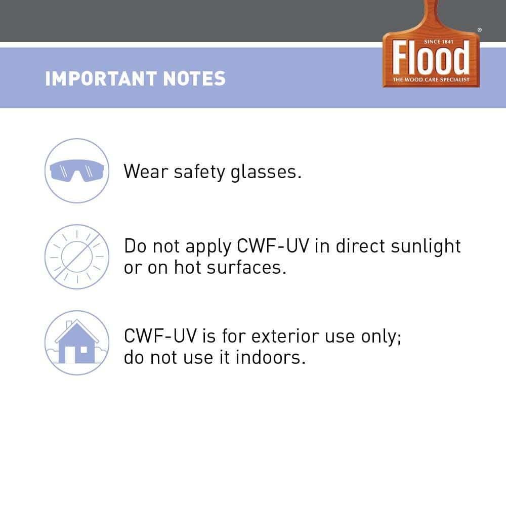 Flood 5 gal. Cedar Tone Transparent CWF-UV Exterior Wood Stain FLD520-05