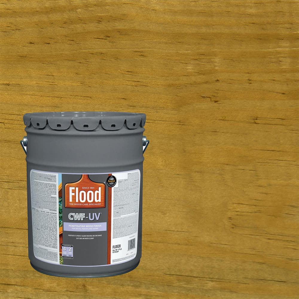 Flood 5 gal. Clear CWF-UV Exterior Wood Finish FLD542-05