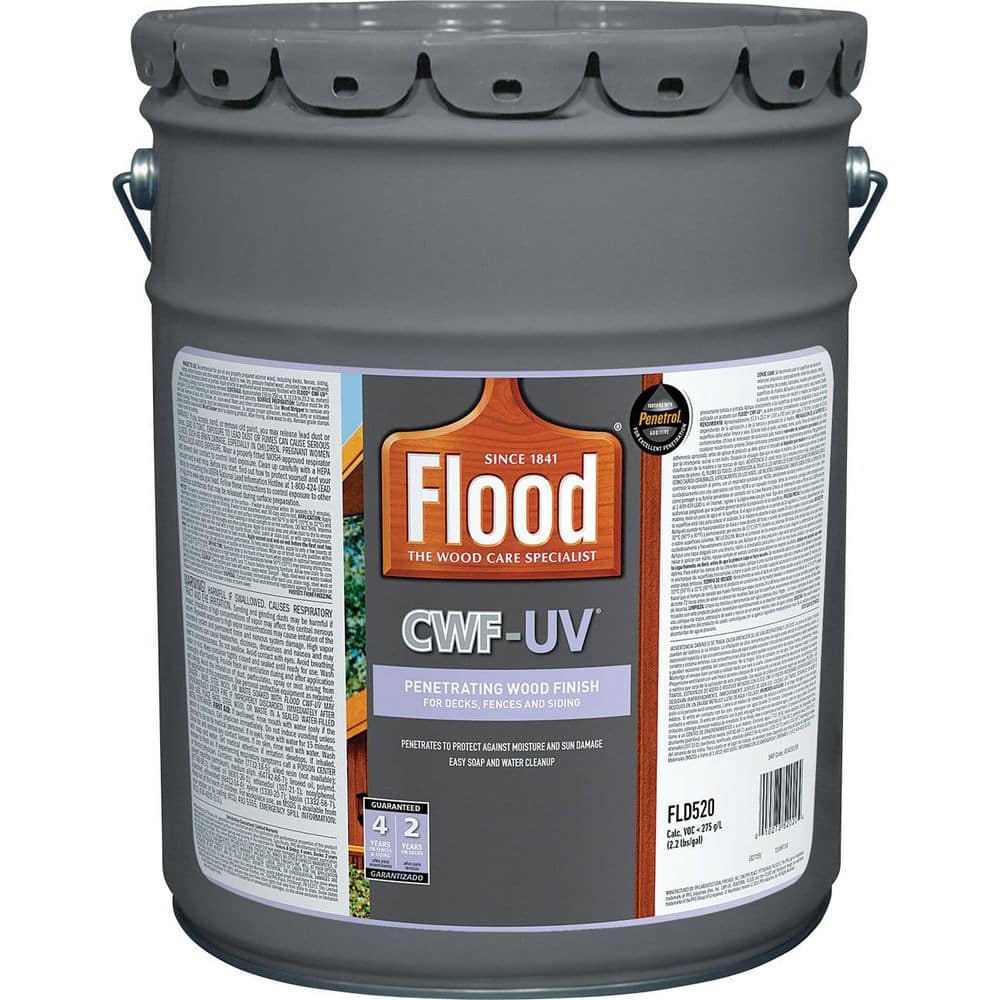Flood 5 gal. Clear CWF-UV Exterior Wood Finish FLD542-05