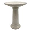 CHG CLASSIC HOME & GARDEN Classic 17.4 in. Dia Resin Dusky Taupe Birdbath 710006-451R