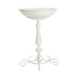 SAFAVIEH Orian Pearl White Iron Round Birdbath PAT5023A