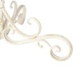 SAFAVIEH Orian Pearl White Iron Round Birdbath PAT5023A
