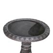 Watnature 20in. Dia. X 24.4in. H Cement Birdbath for Garden- Fibre Reinforced Concrete Bird Baths for Outdoors, Patio, Yard, Lawn B_SJ30015