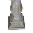 Watnature 23.8 in. Cement Outdoor Bird Bath Fibre Reinforced Concrete Modern Birdbath with Pedestal for Garden, Patio, Yard, Lawn 30039