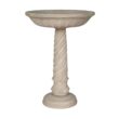 MPG 22 in. Dia Special Aged Granite Finish Cast Stone Fiberglass Birdbath PF6044SAG