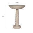 MPG 22 in. Dia Special Aged Granite Finish Cast Stone Fiberglass Birdbath PF6044SAG
