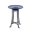Smart Solar Ravenna Blue Mosaic IntelliSOLAR Ceramic Birdbath with Remote 20747024